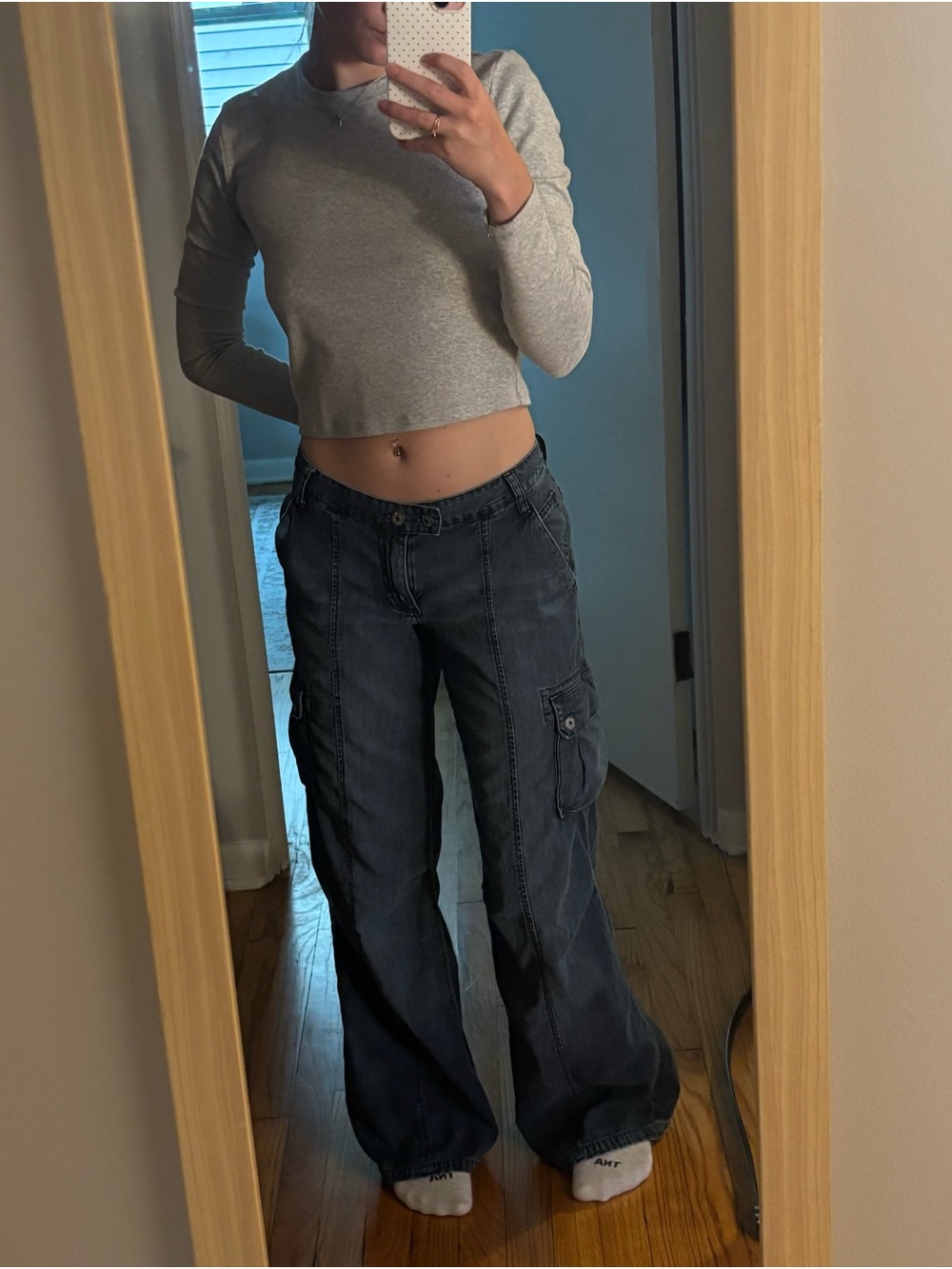 American Eagle Outfitters vintage Wide Leg Cargo Jeans